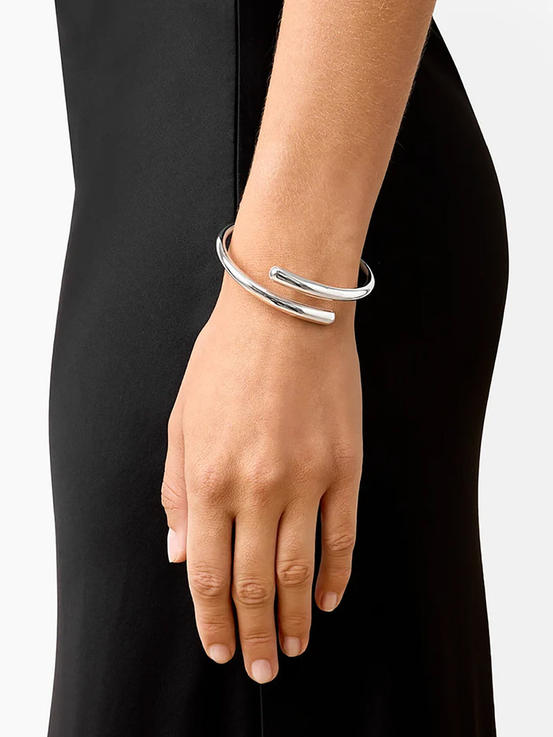 Olga bracelet, silver