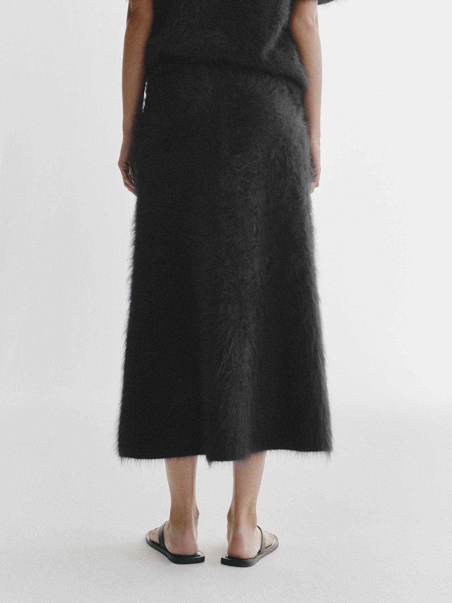 Asta skirt, Black brushed