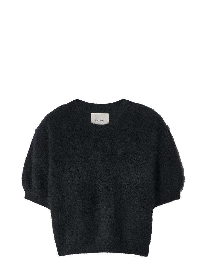 Juniper sweater, black brushed