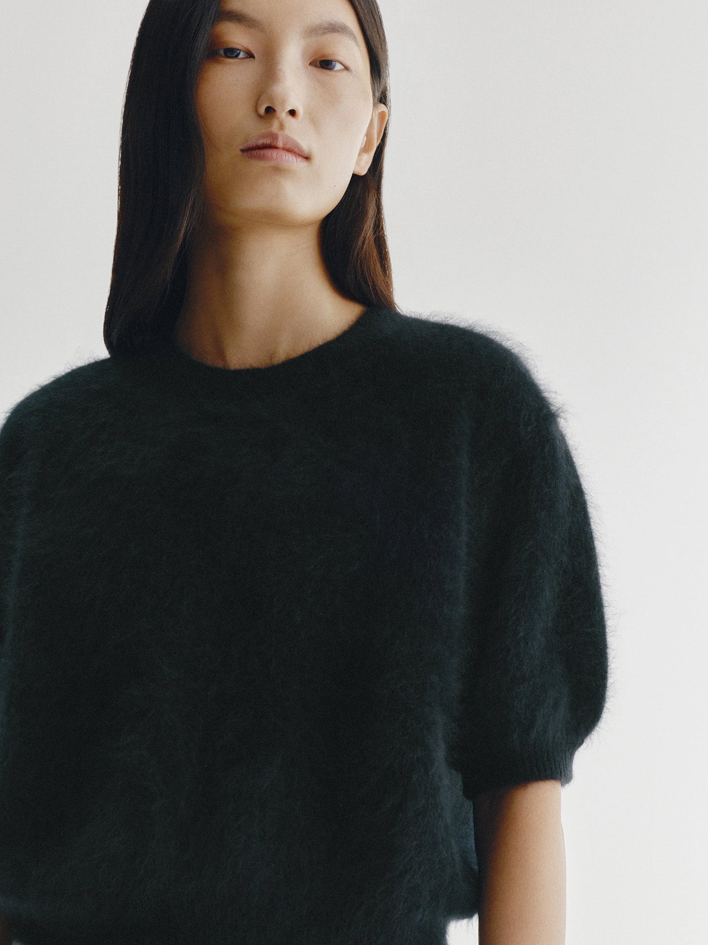 Juniper sweater, black brushed