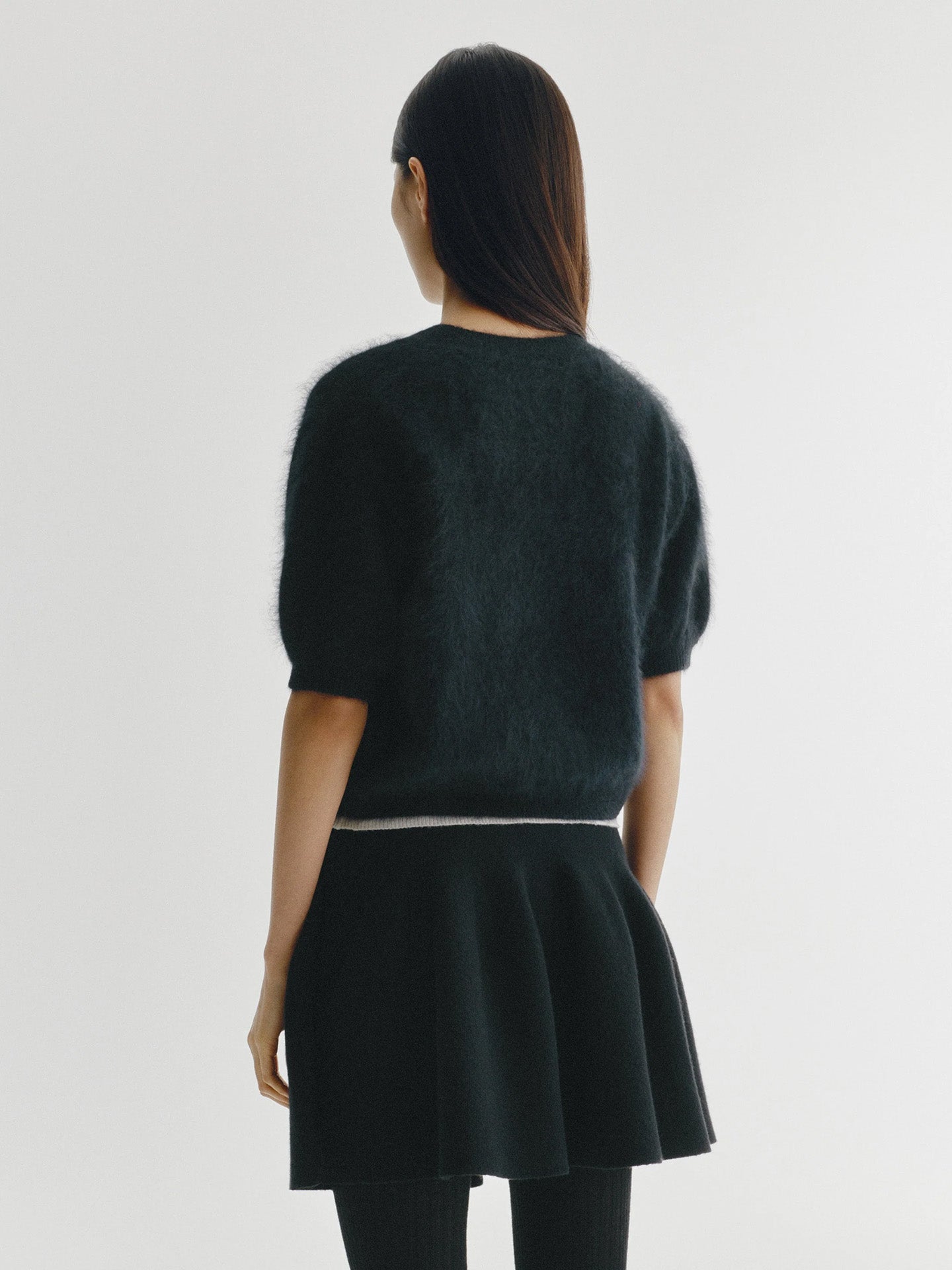 Juniper sweater, black brushed