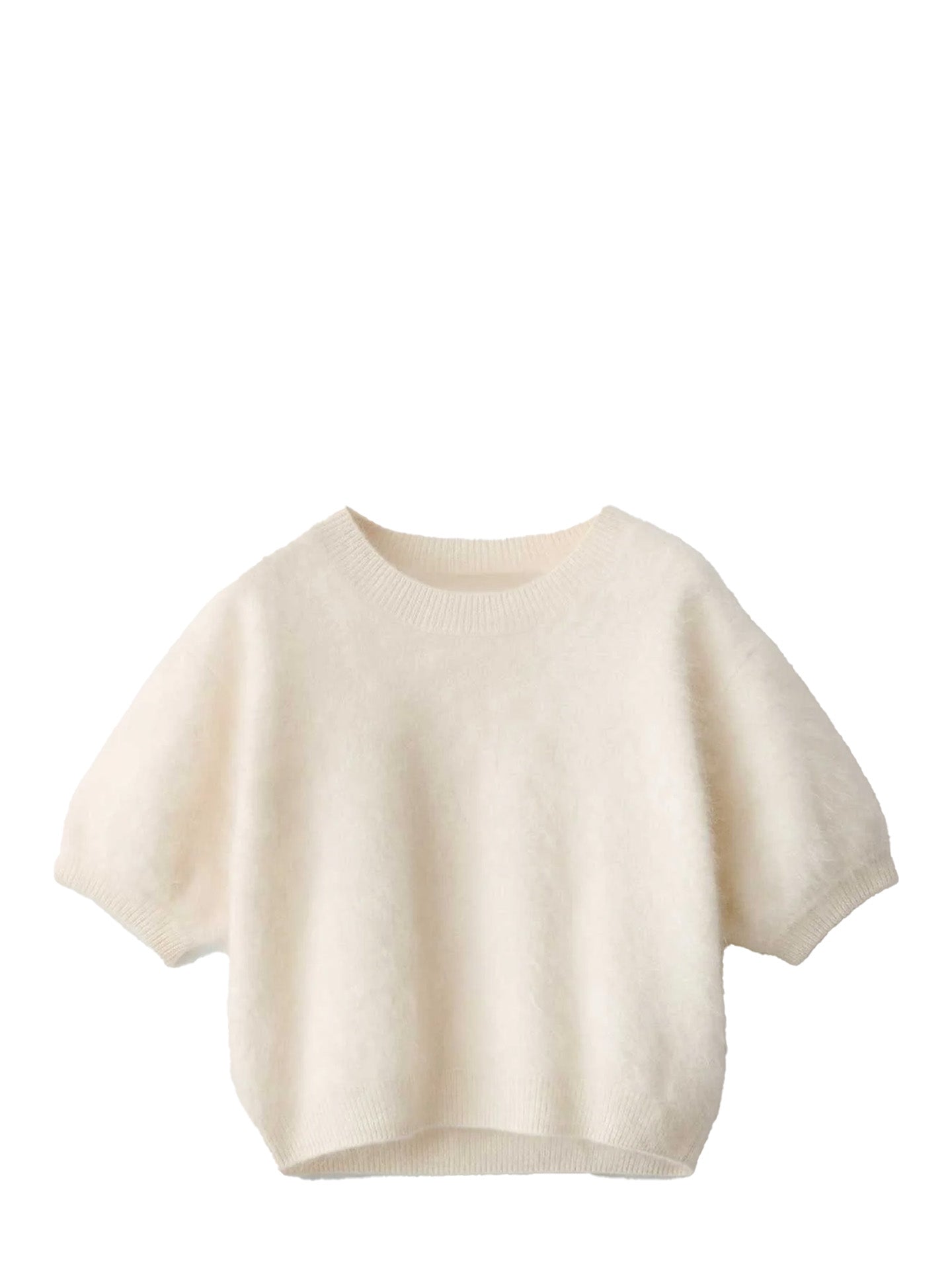 Juniper sweater, Cream brushed