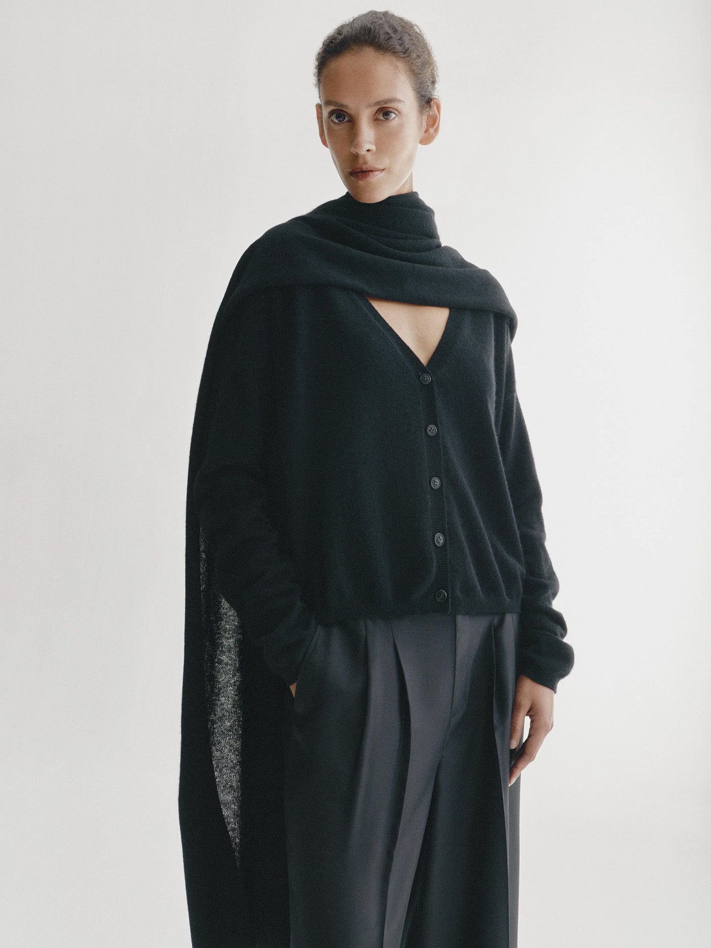 Paris scarf, Black
