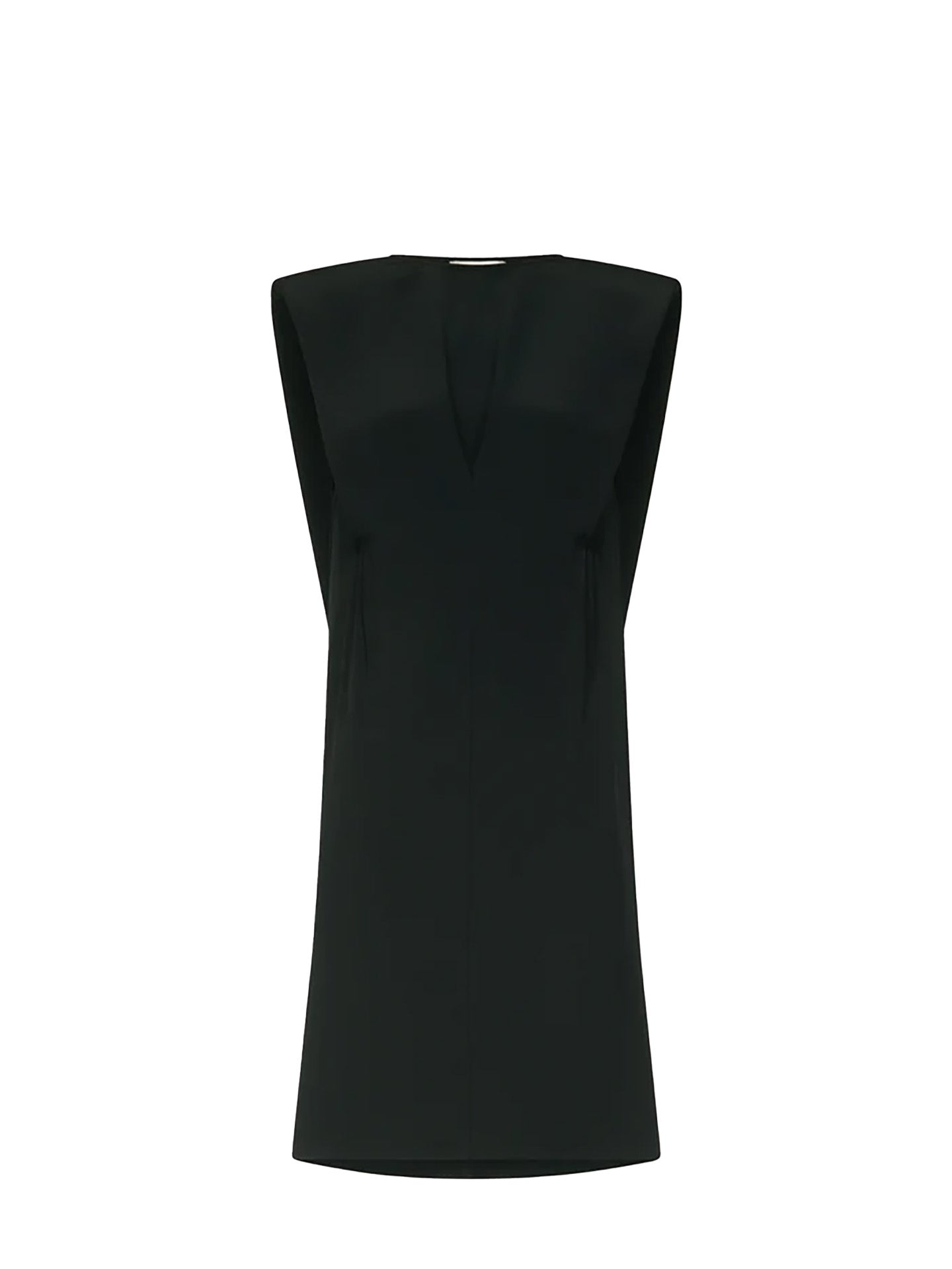 Lio pleated midi-dress, black