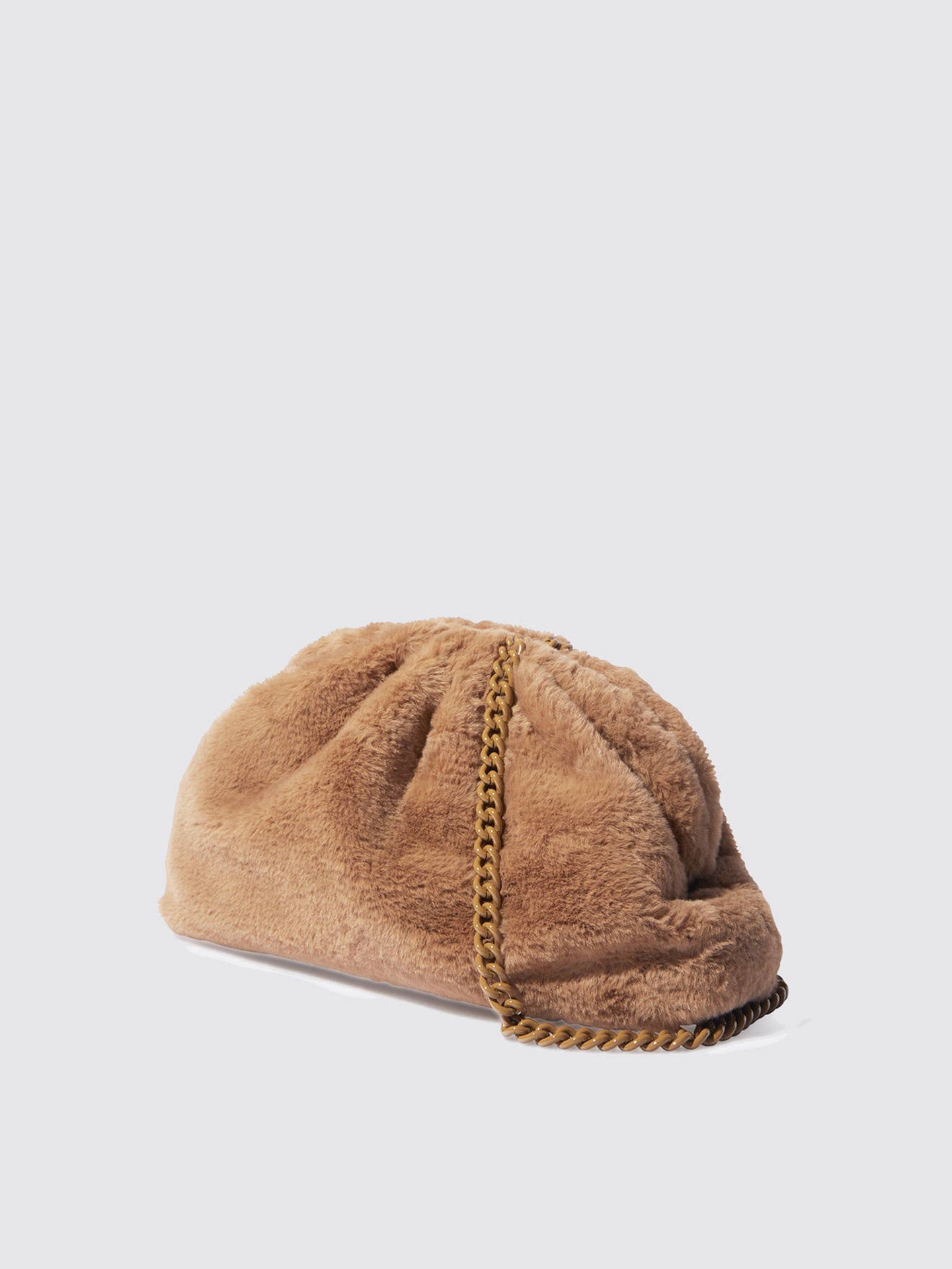 Nita Game bag, nude faux fur