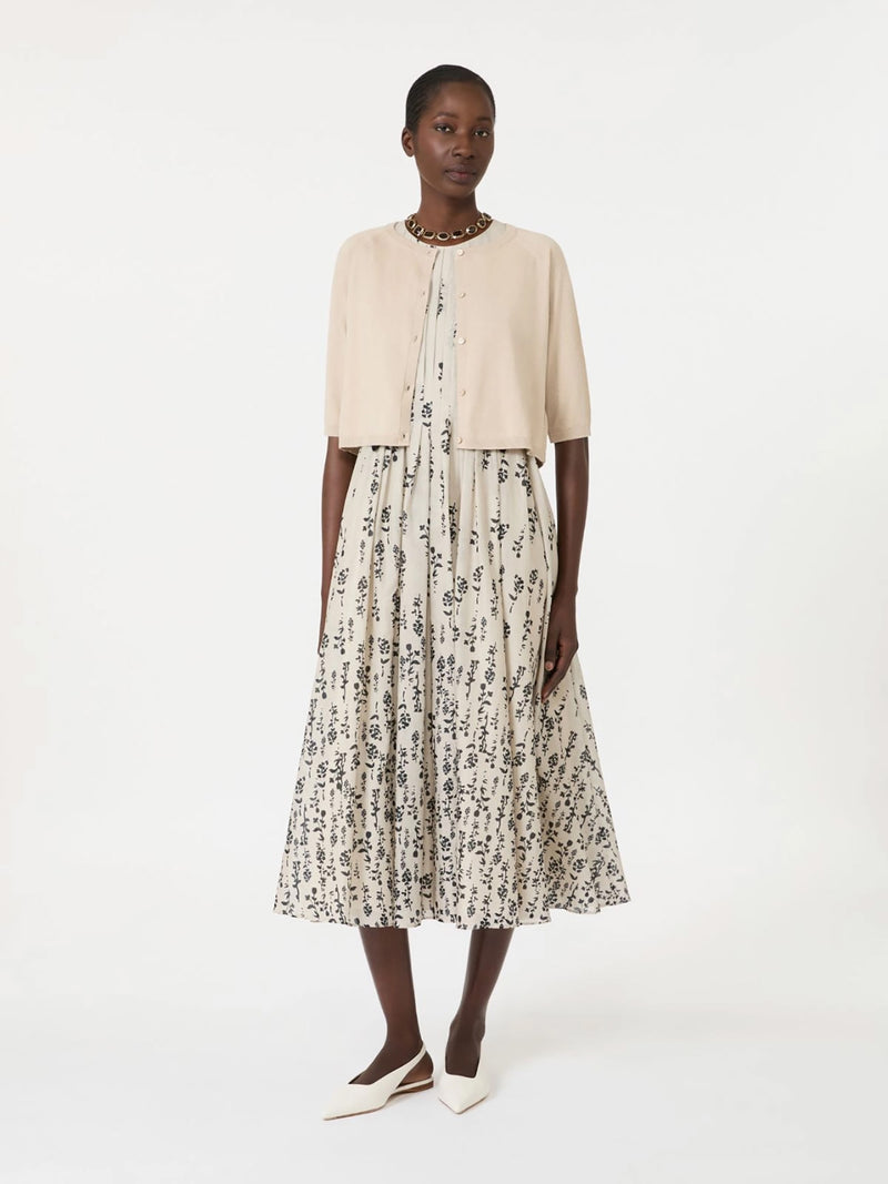 Cotton-silk shoulder wrap, natural