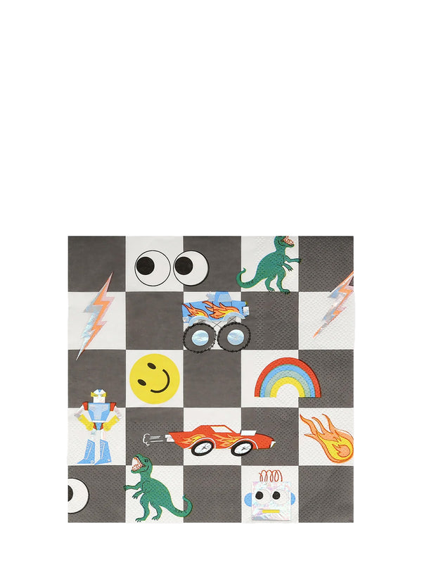 Toybox icon napkins