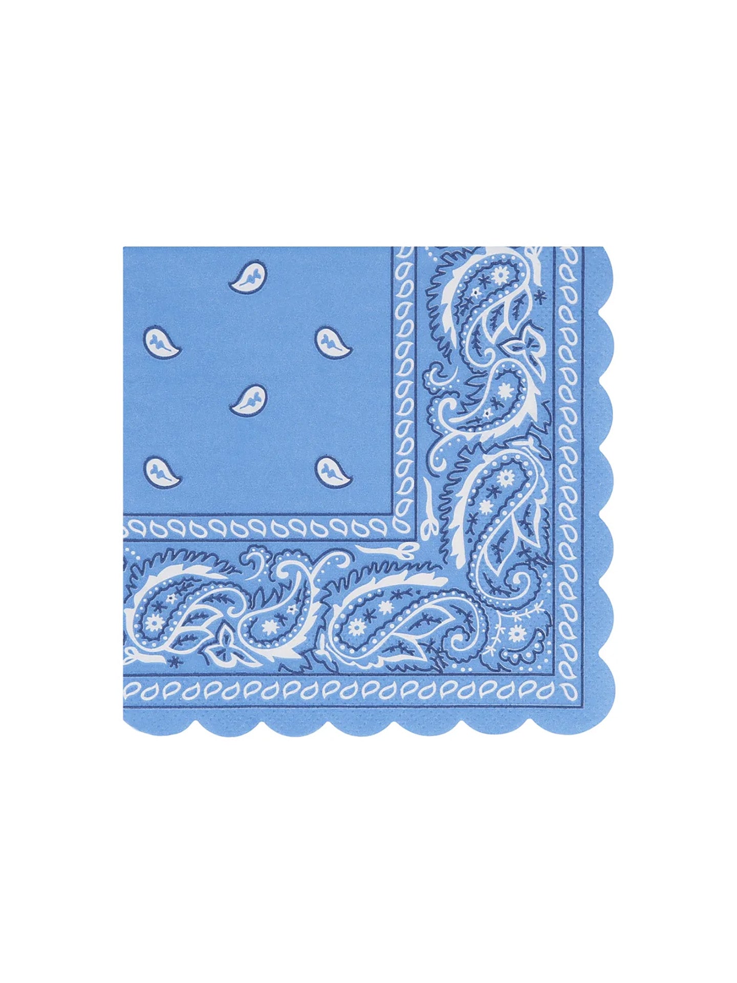 Western bandana cocktail napkins