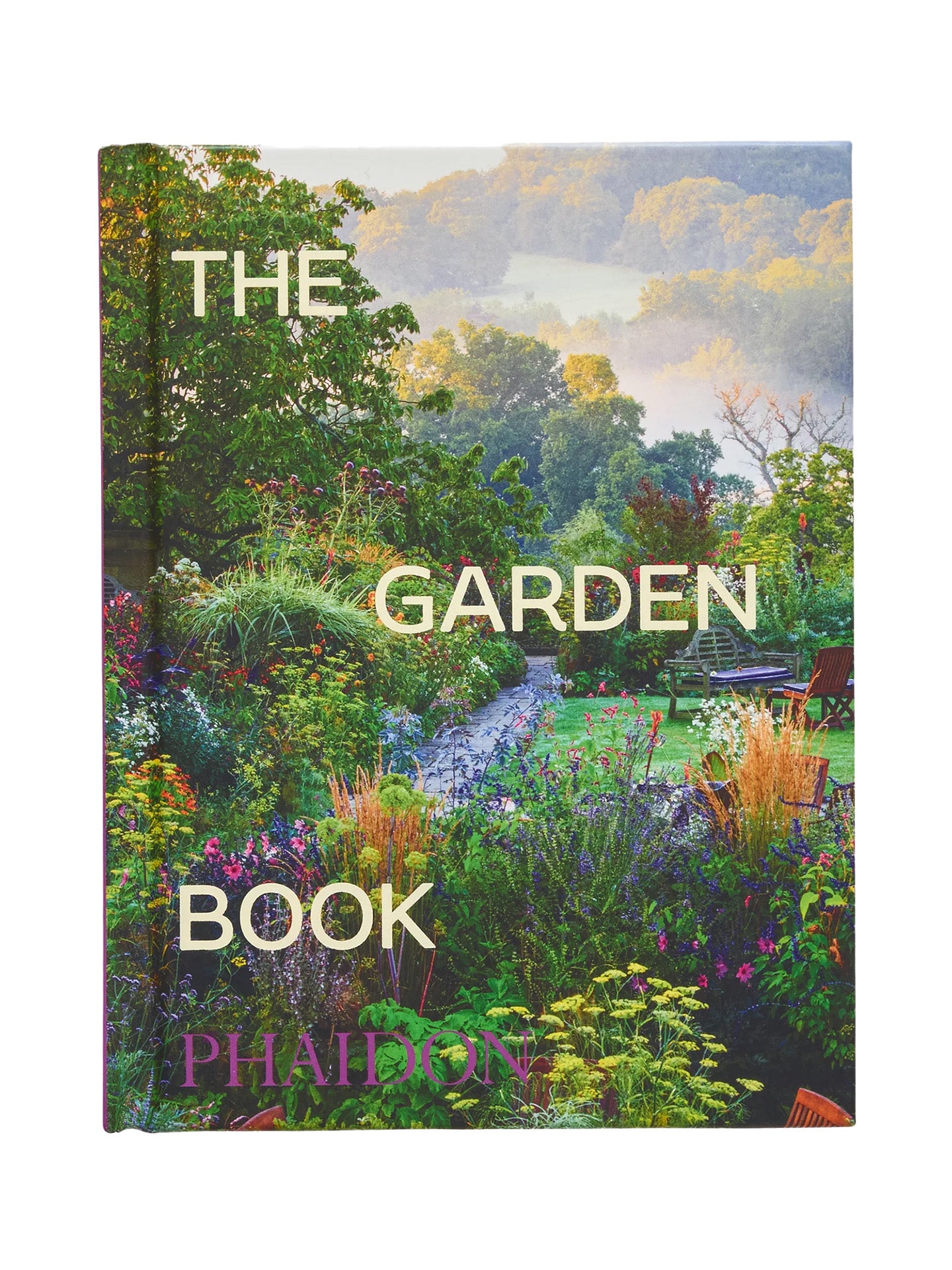 Book cover of 'The Garden Book' by Phaidon with a garden scene on the cover.