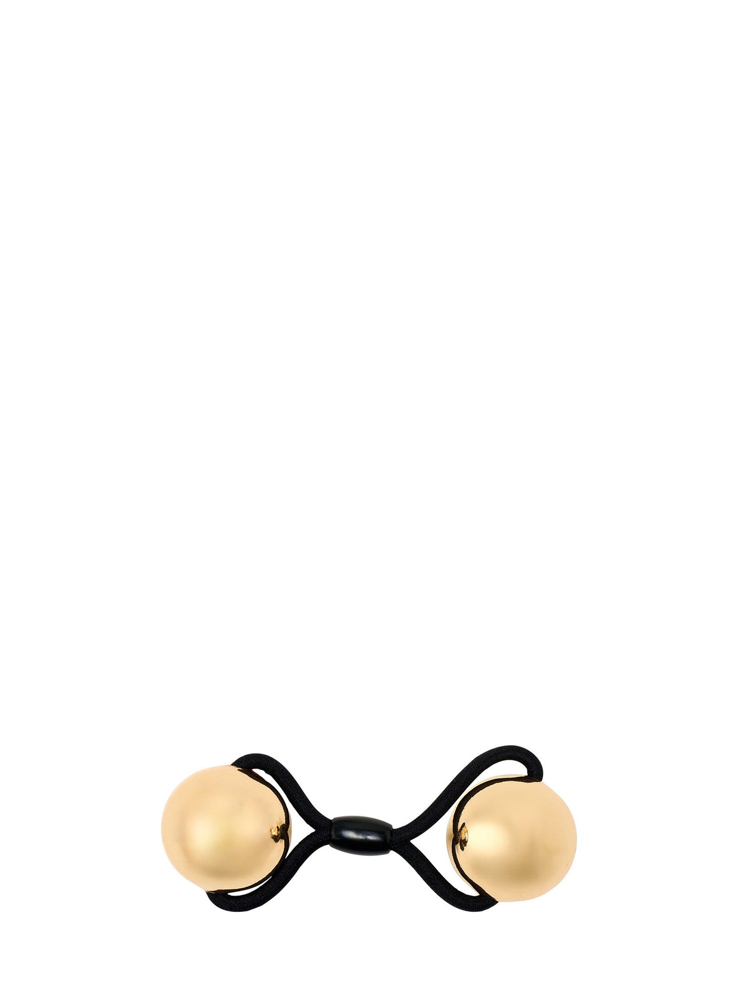 Amina pearl elastic hair tie, silver or gold