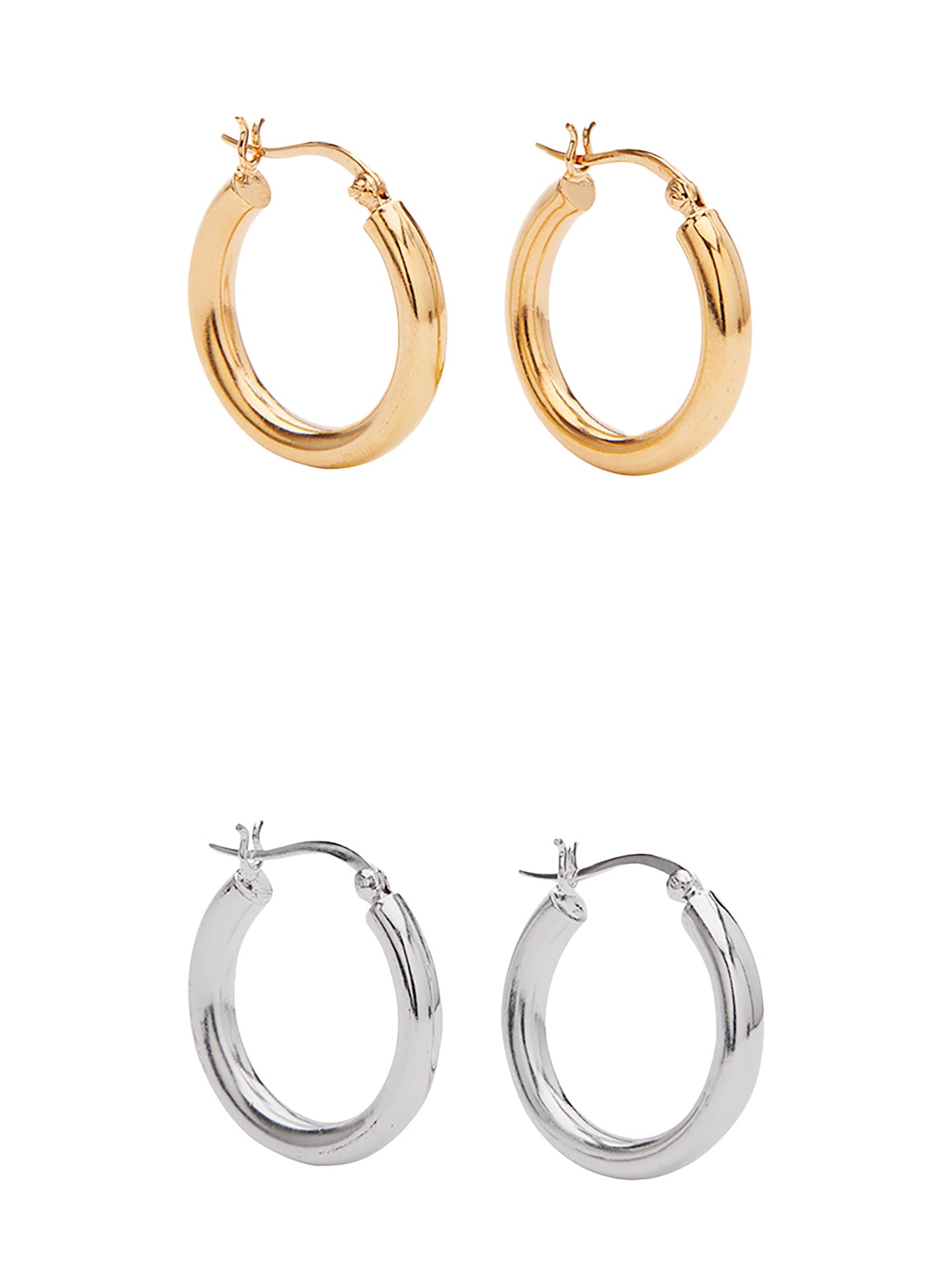 Amanda large hoops, silver or gold