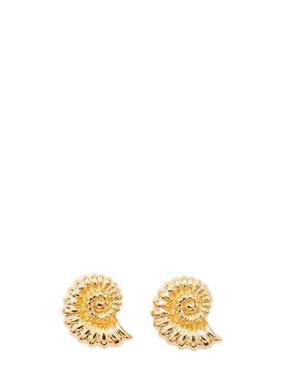 Caracol studs, gold