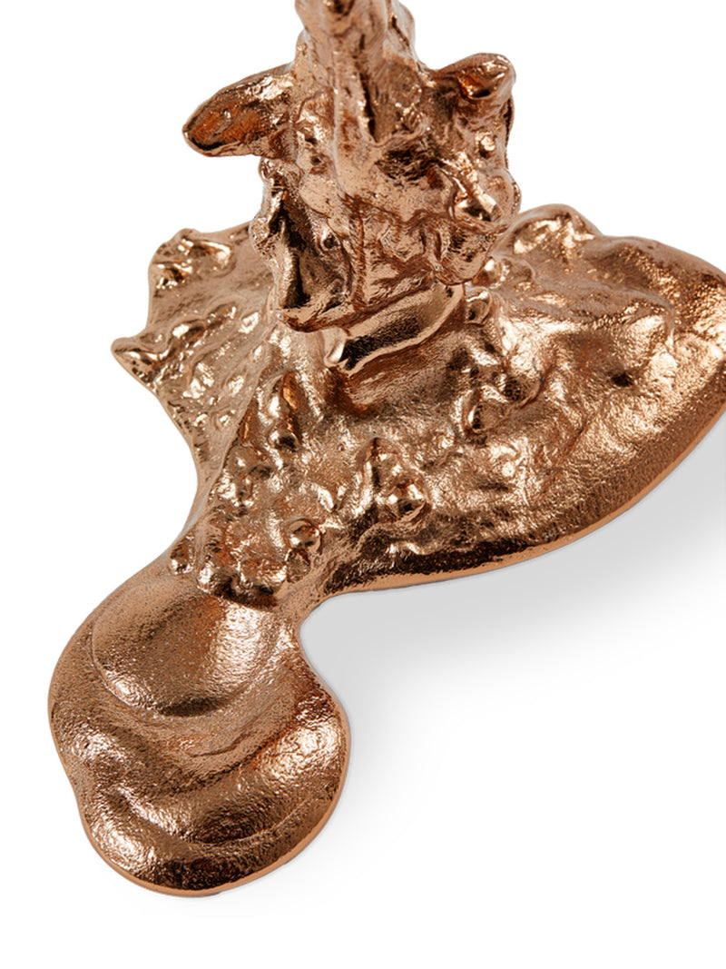 Drip candle holder L, rose gold
