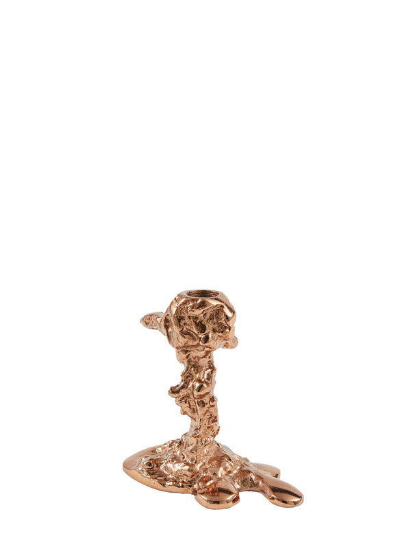 Drip candle holder S, rose gold