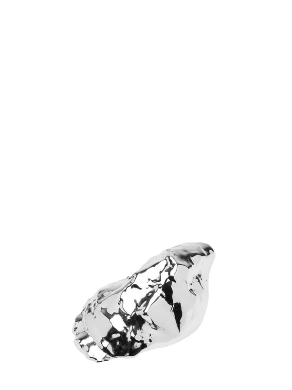 Oyster shell opener, silver plated