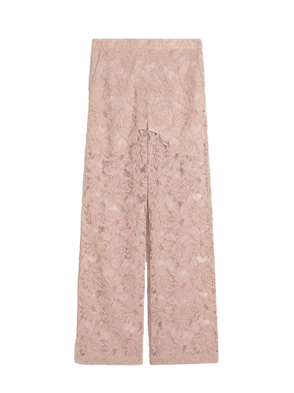 Lace trousers, nude