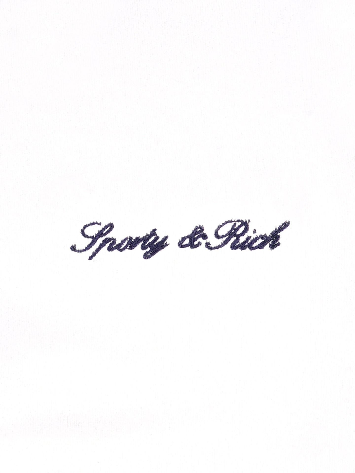 Signature Logo Terry Polo, White
