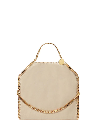 Falabella 3-chain bag w/gold chain, butter cream