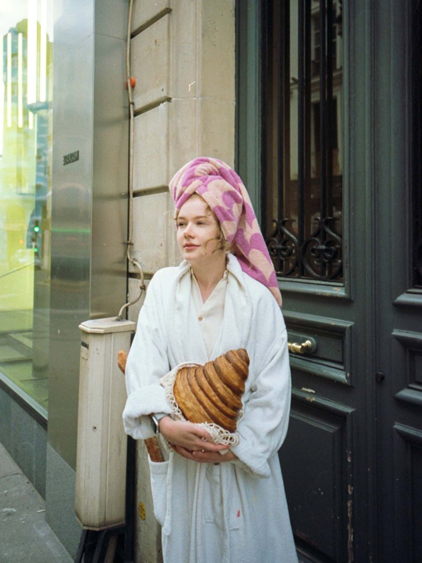Brisa bath towel, pink