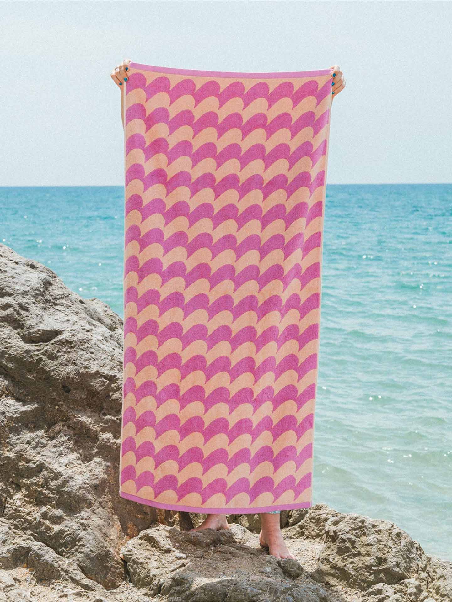 Brisa bath towel, pink