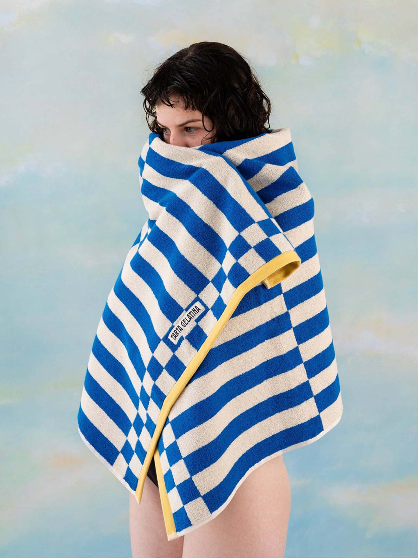 Clubhouse bath towel, blue
