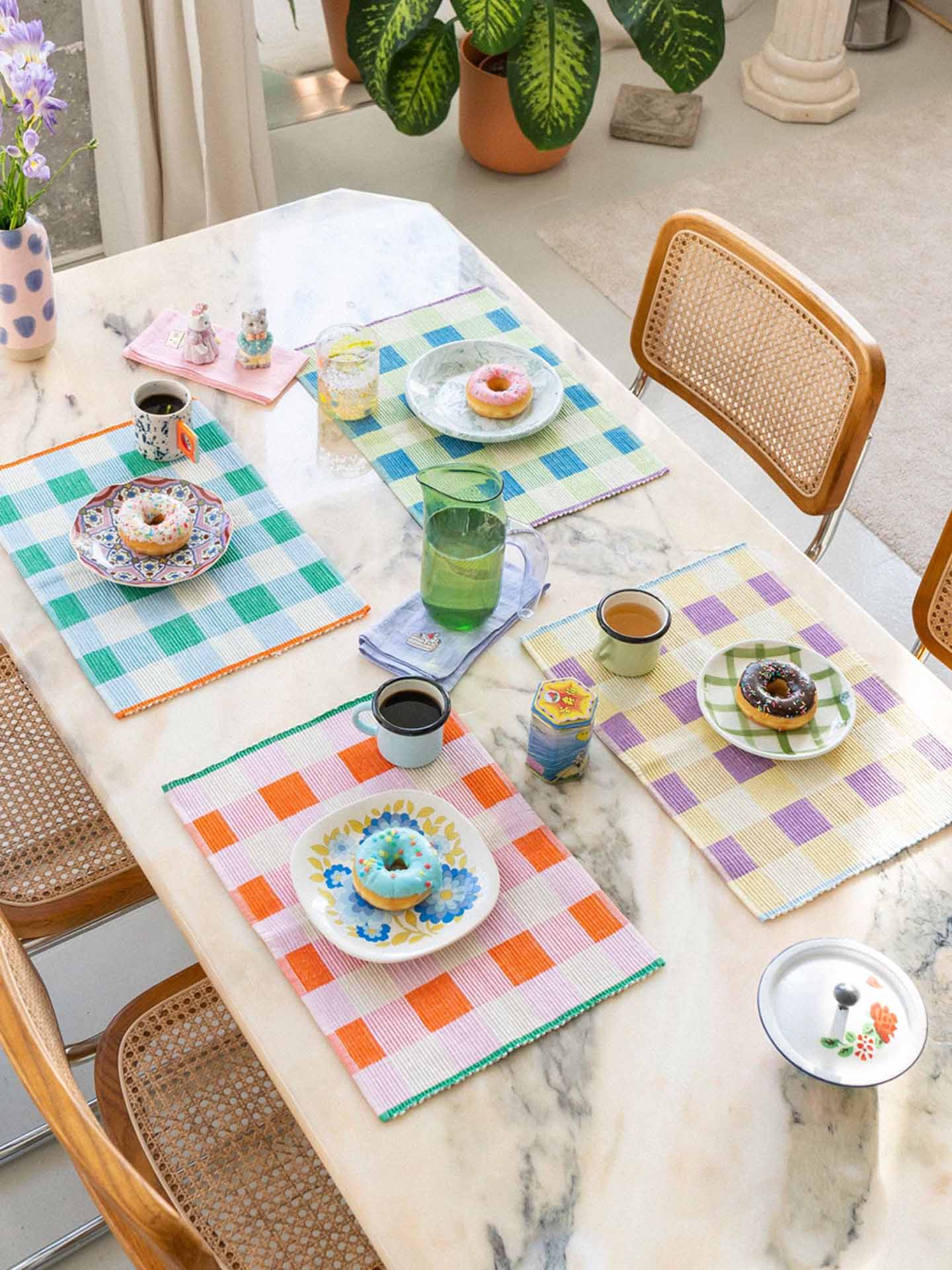 Merienda placemat, mermelada orange