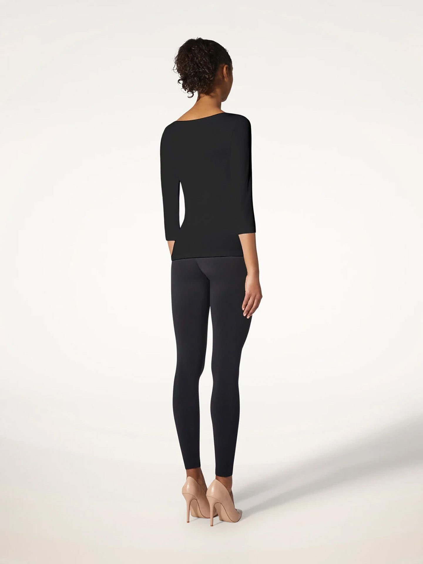 Cordoba long sleeve top, black