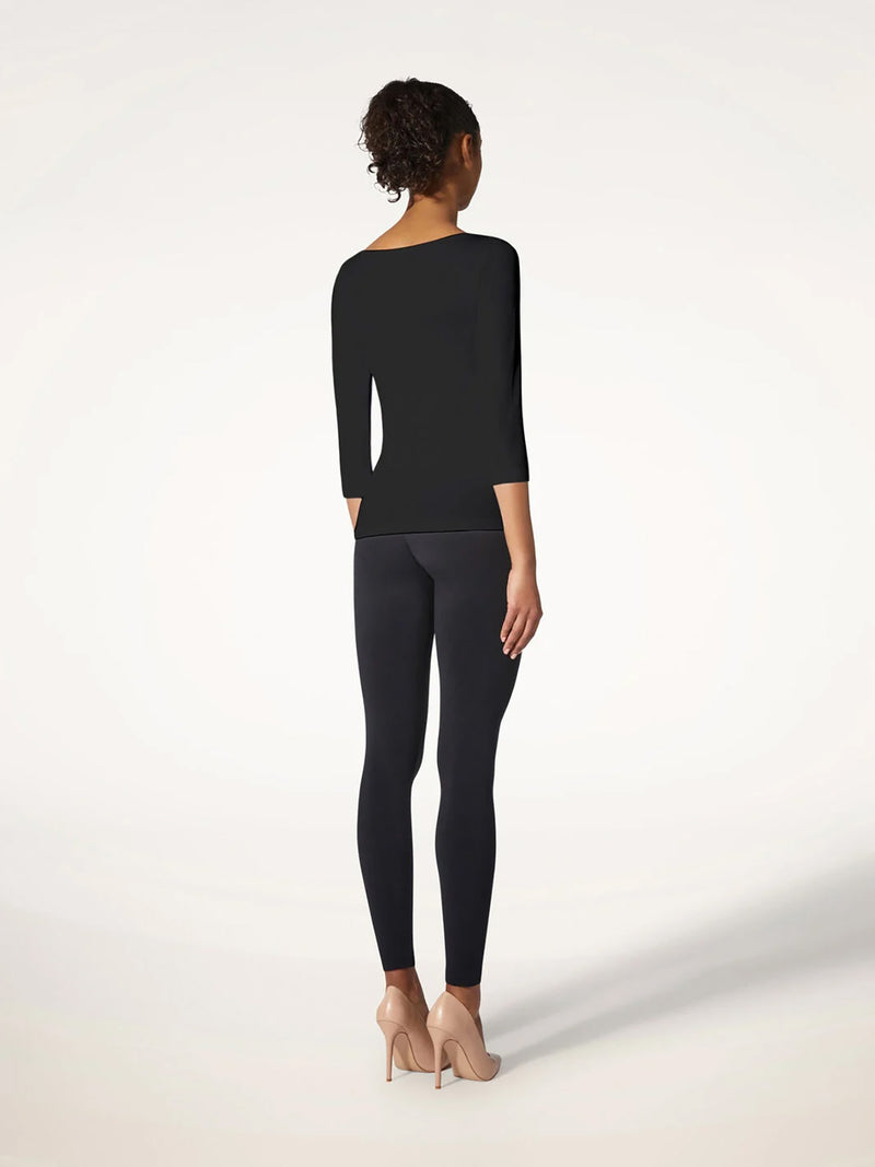 Cordoba long sleeve top, black