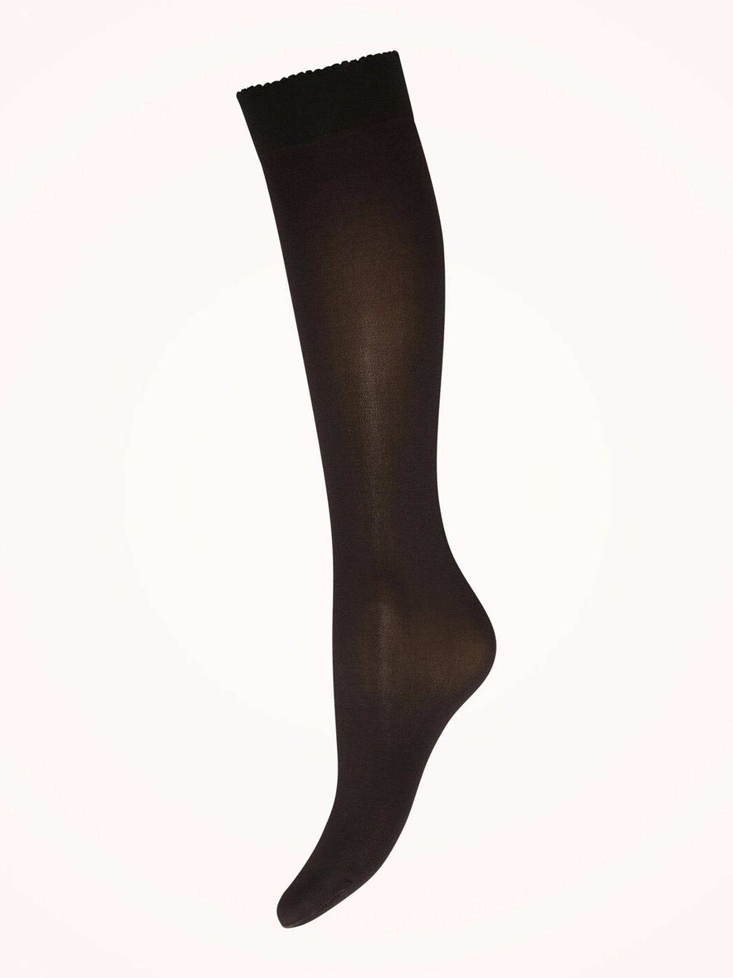 Velvet de luxe 50 knee-high socks, black