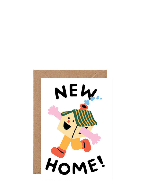 Happy house card, new home card