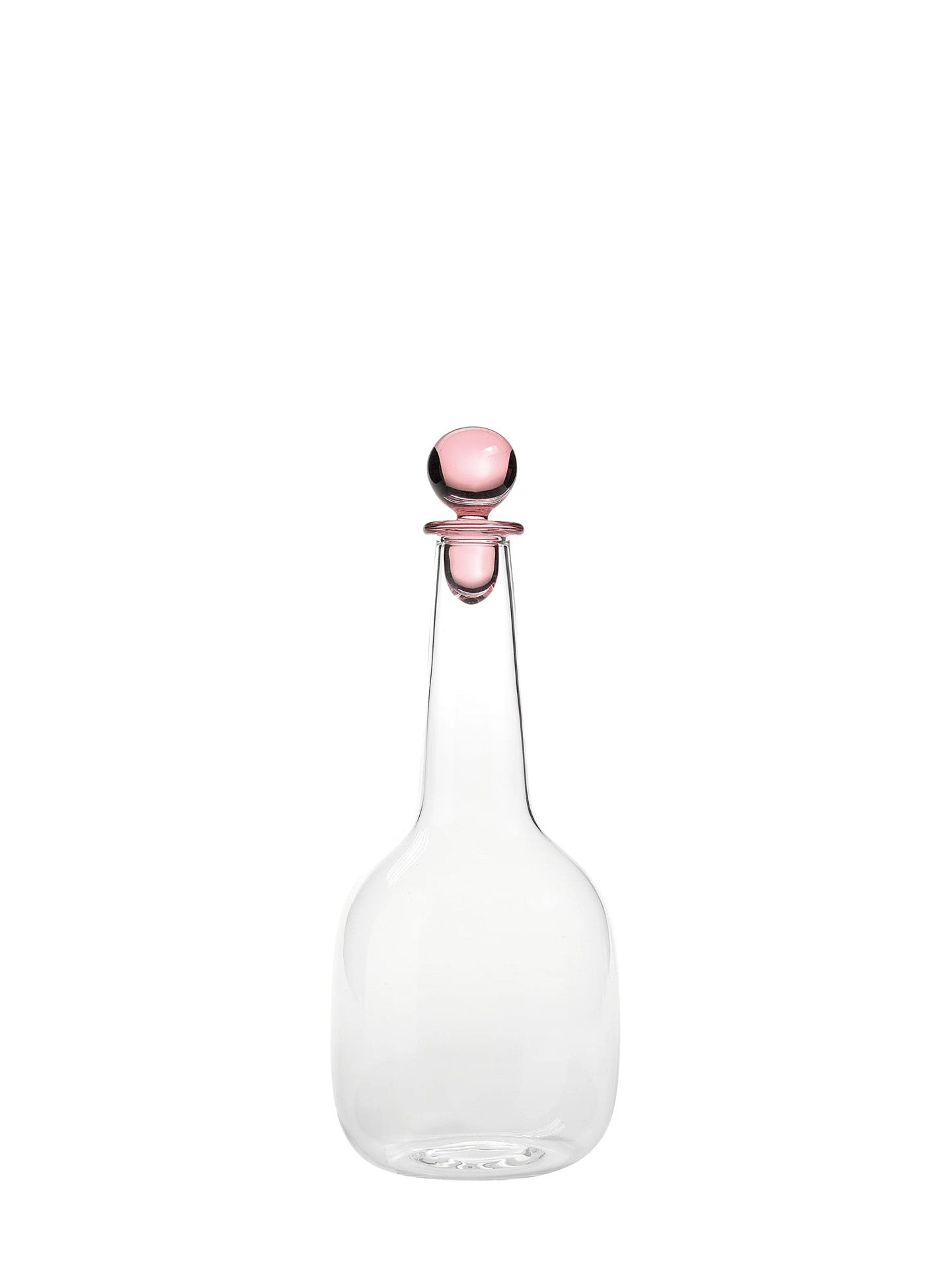 Bilia bottle, pink stopper