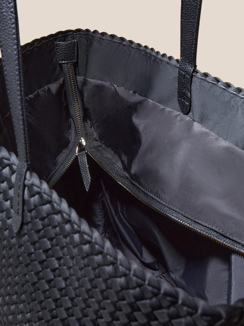 Jet Setter large tote bag, onyx black