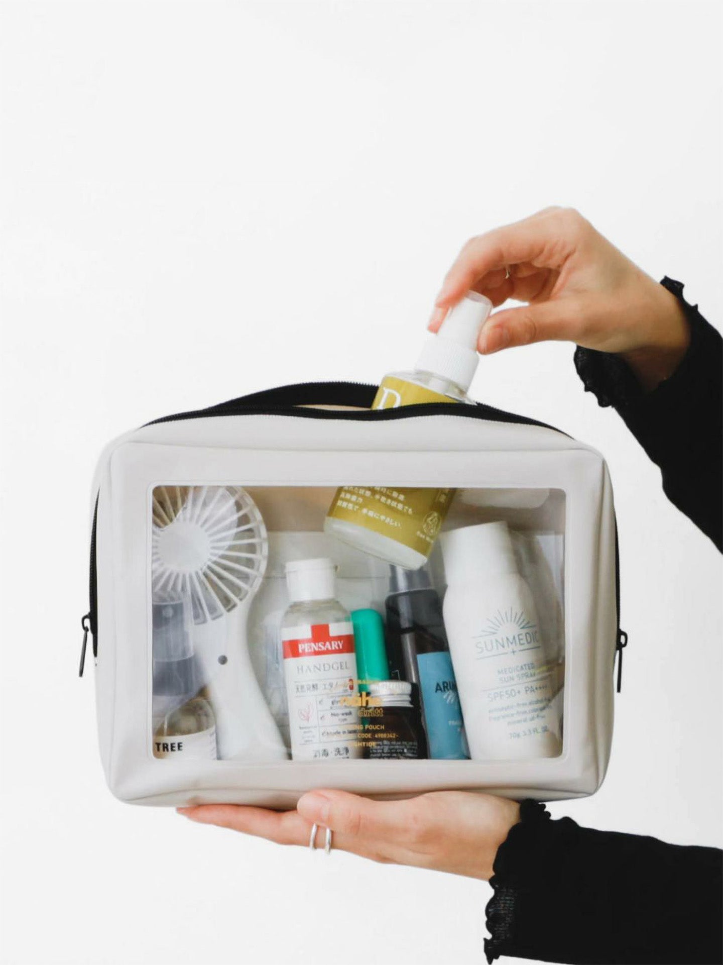 Packing Pouch L, Ivory (24x16x6cm)