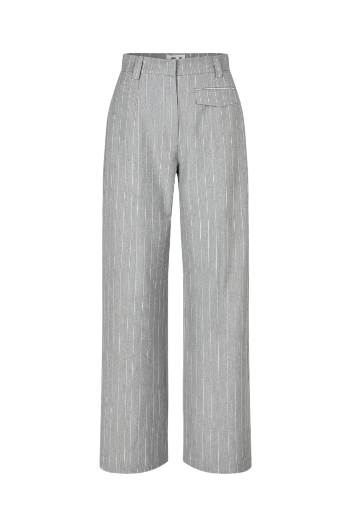 Nilo pants, grey wallstreet pin stripes