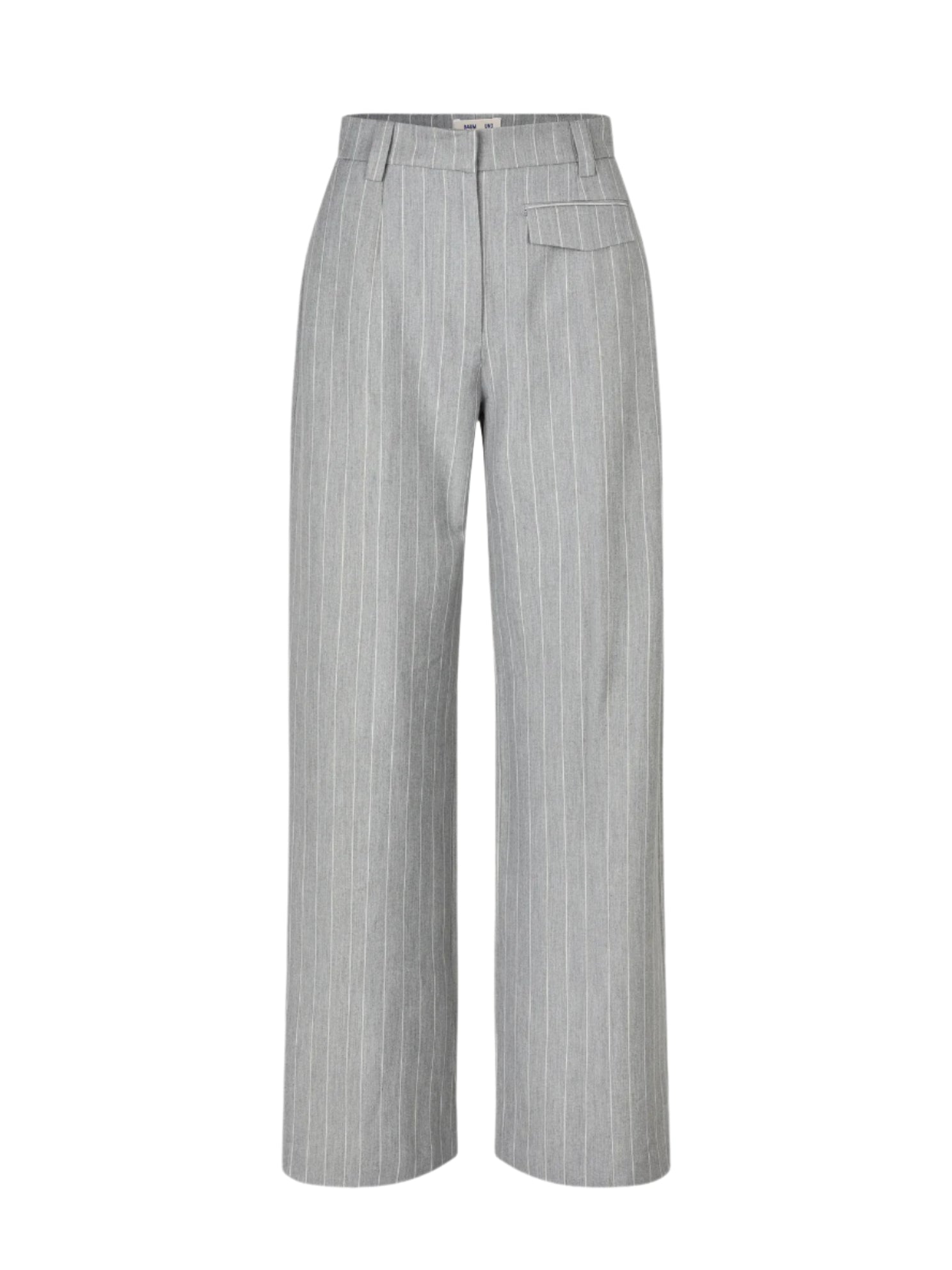 Nilo pants, grey wallstreet pin stripes