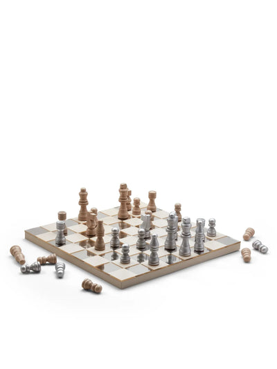 Art of Chess classic chess, mirror-beige