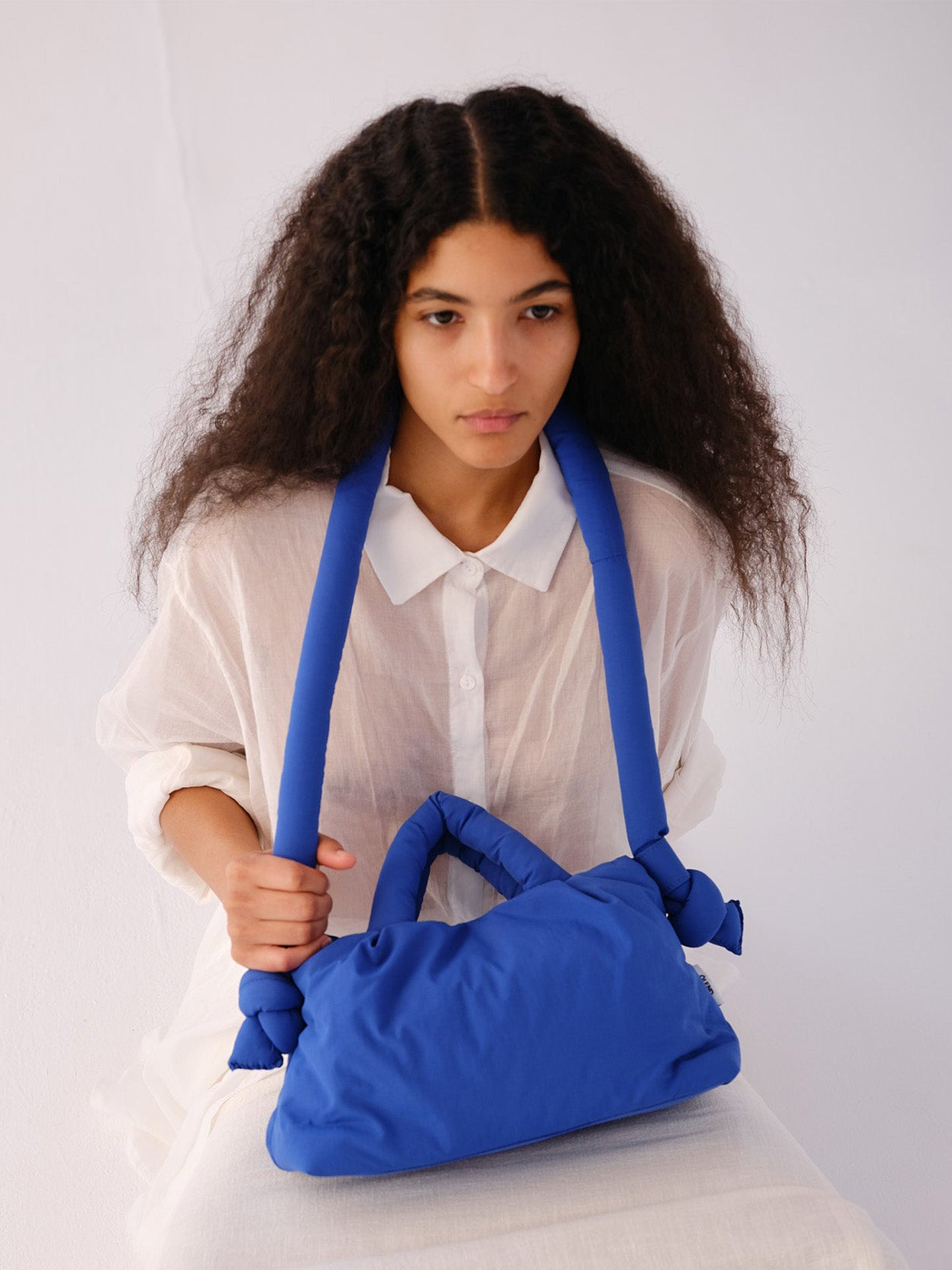 Mini ona soft bag, cobalt blue