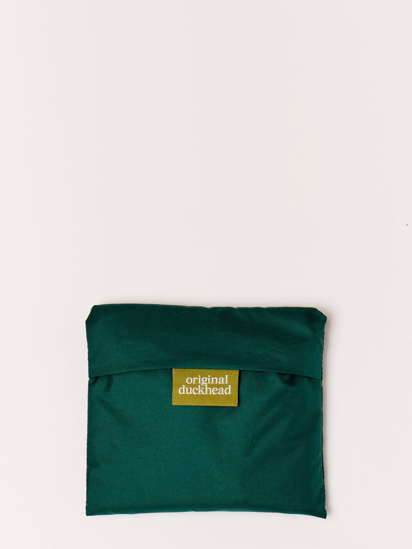 Forest green foldable light shopper, dark green