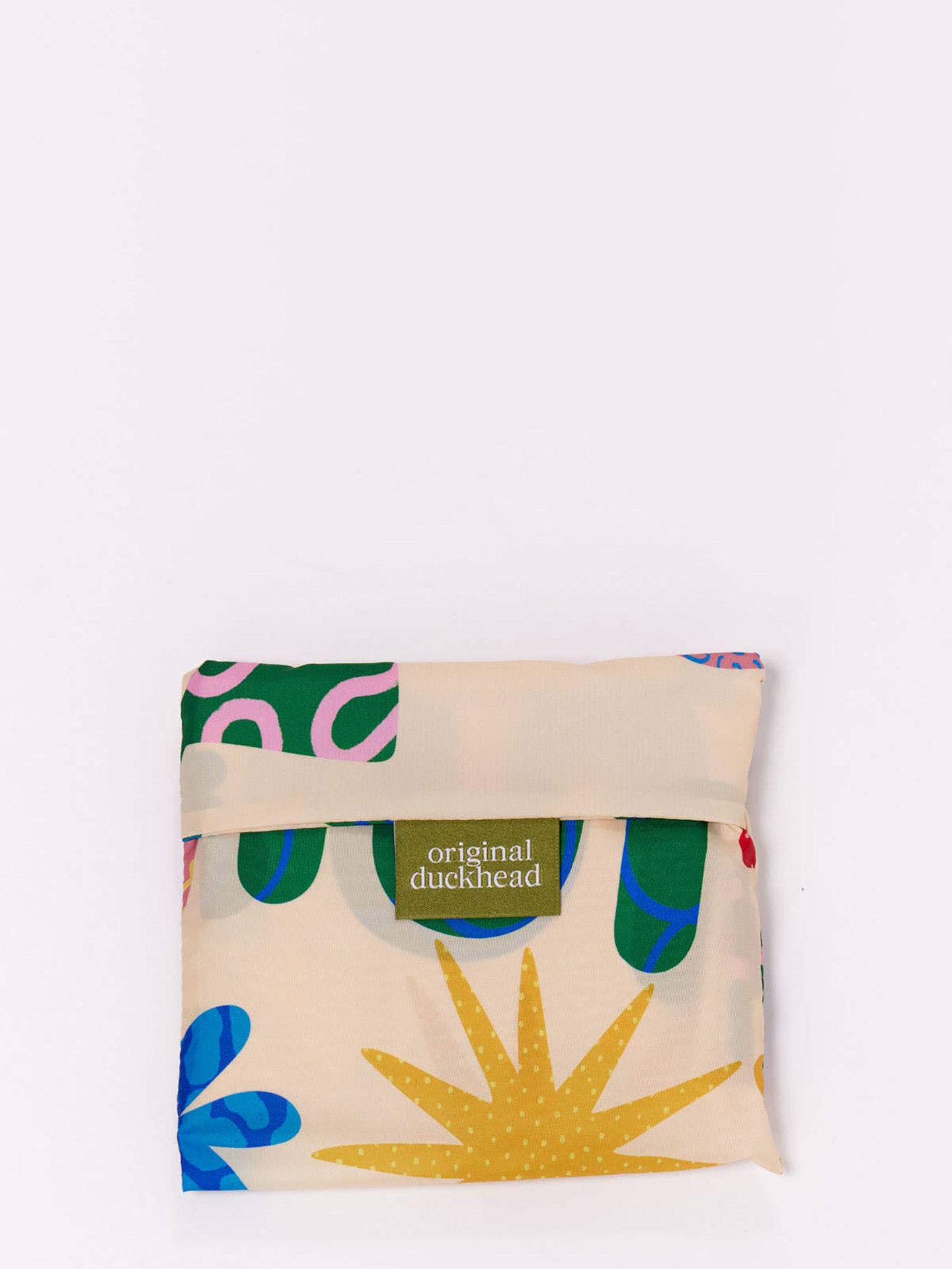 Deli print foldable light shopper, multicoloured