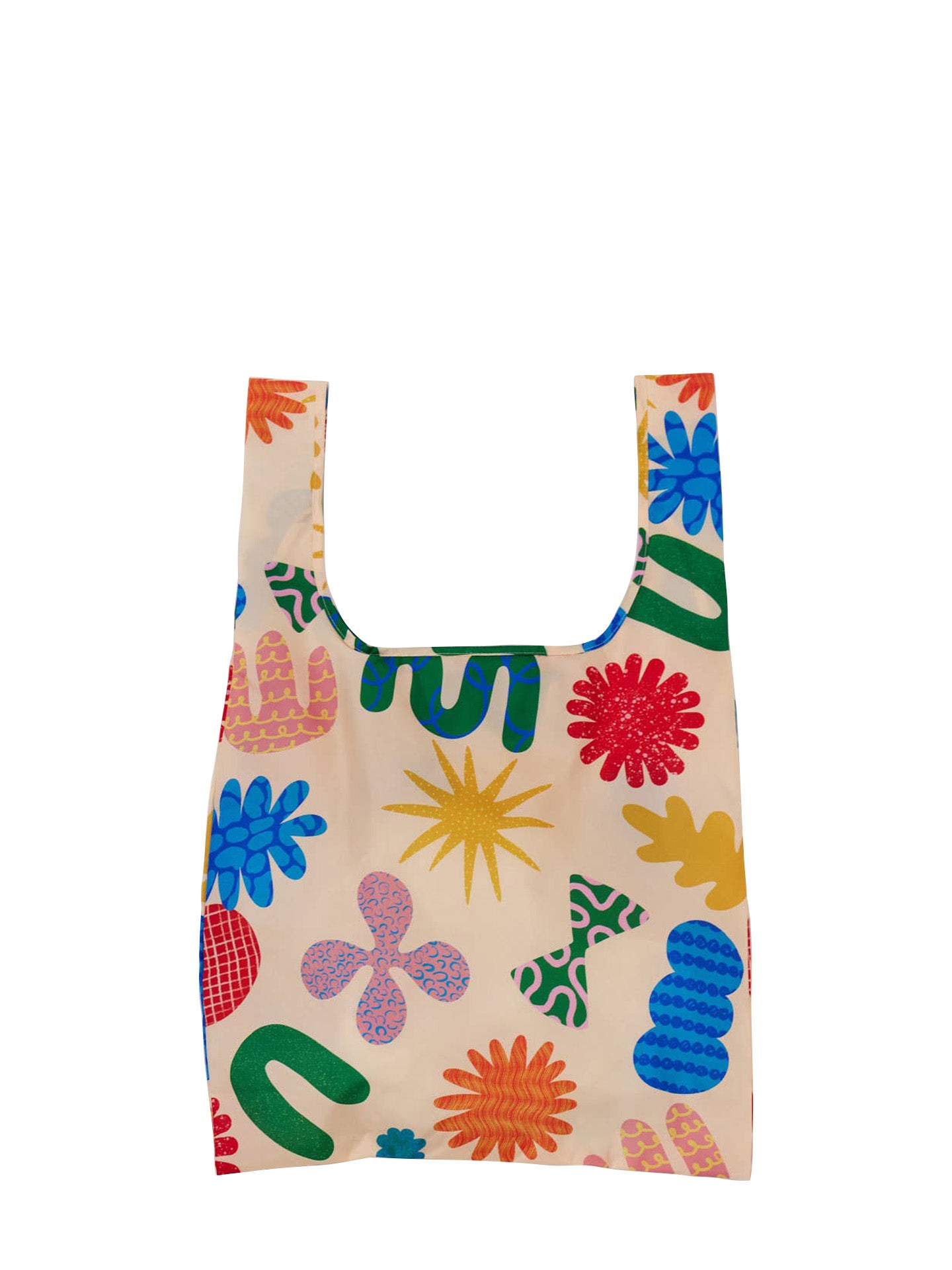 Deli print foldable light shopper, multicoloured