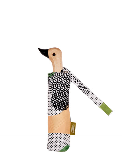 Dots print duck umbrella, multi