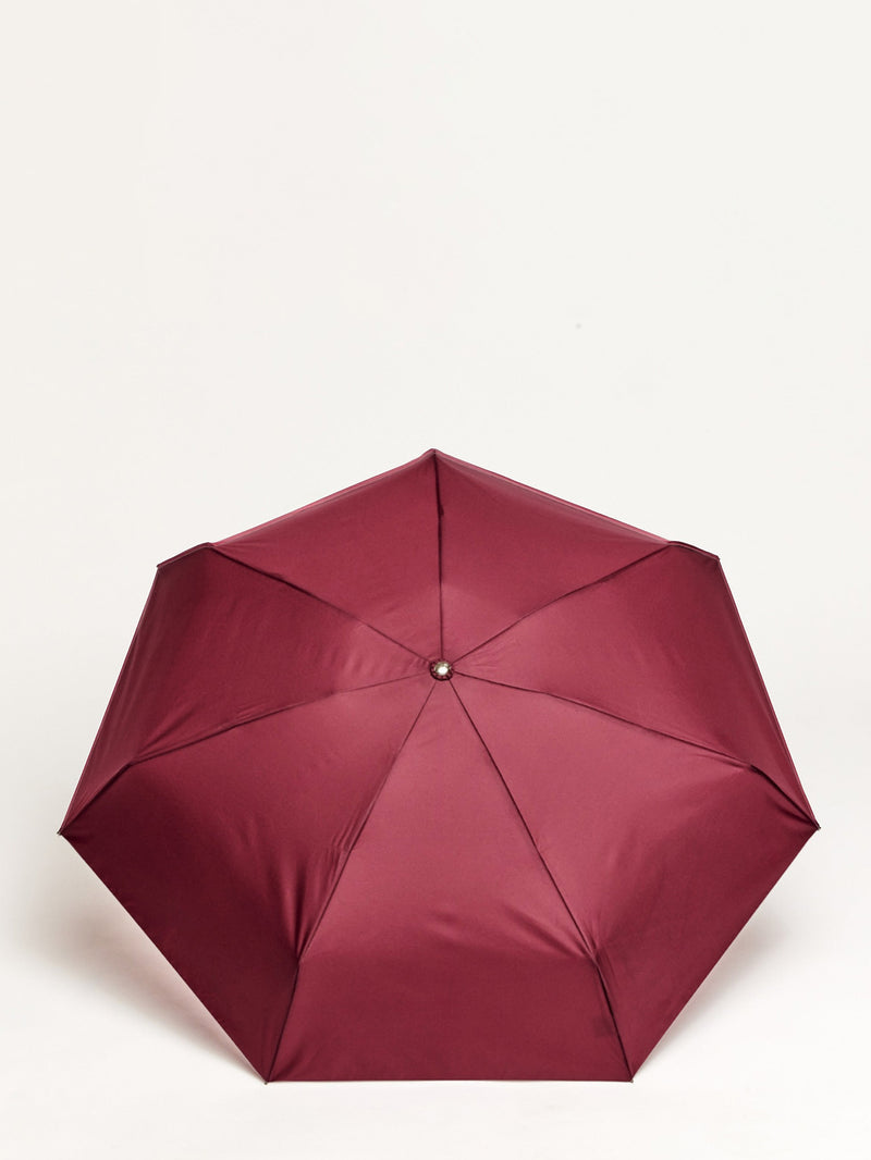 Mini compact umbrella, cherry red