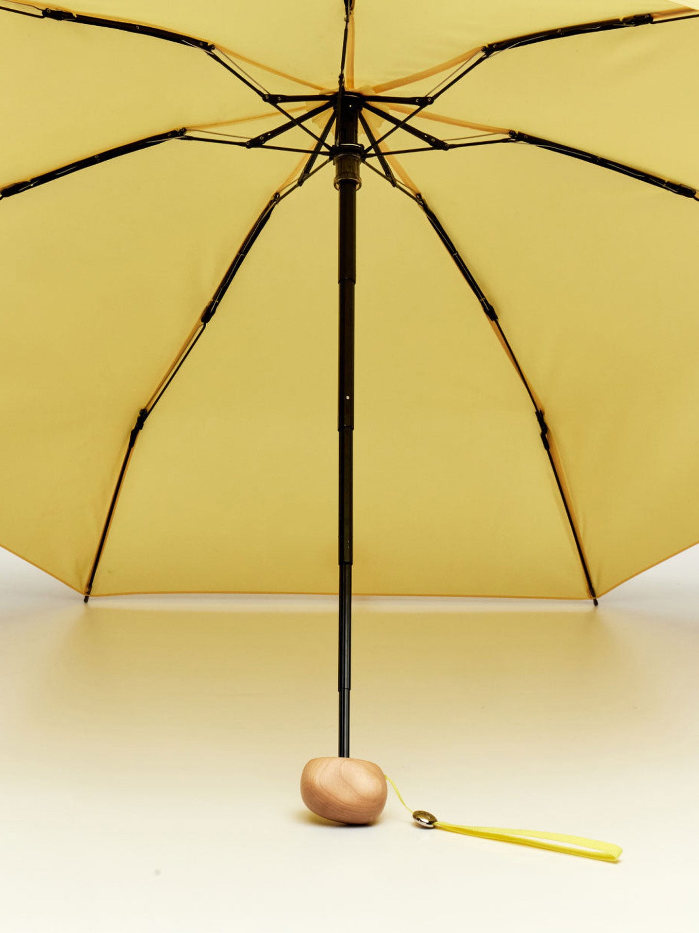 Mini compact umbrella, citron yellow