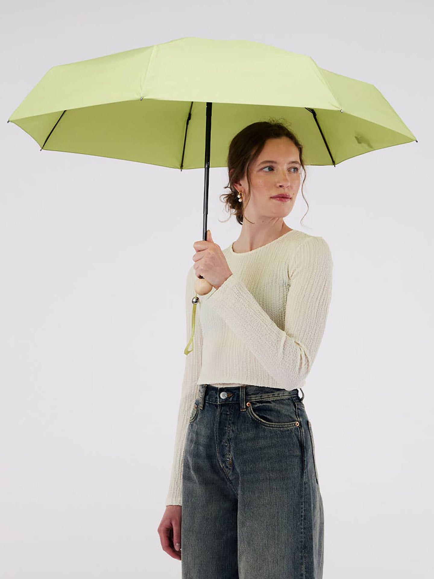 Mini compact umbrella, desert green