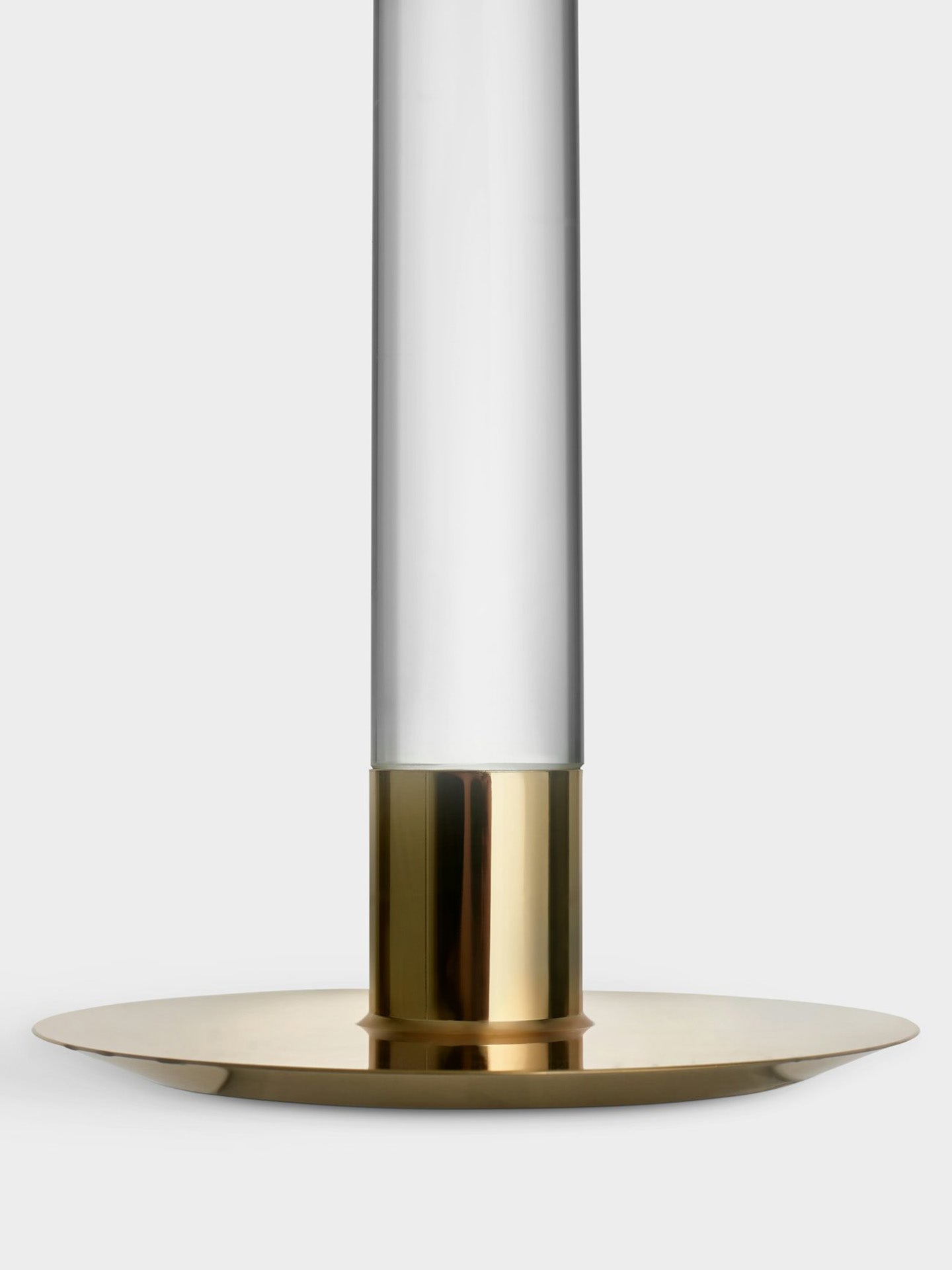 Lumiere gold candlestick, tall (32 cm)