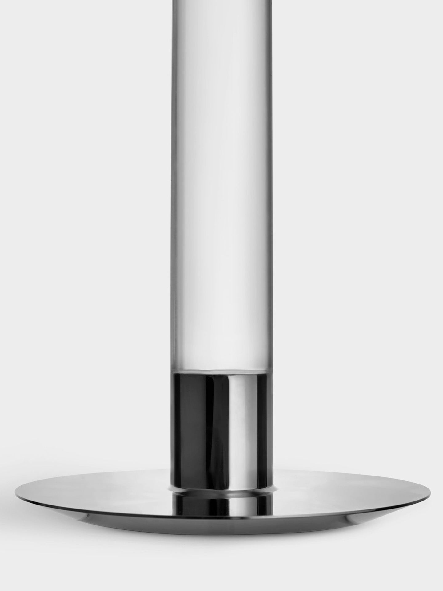 Lumiere silver candlestick, tall (32 cm)