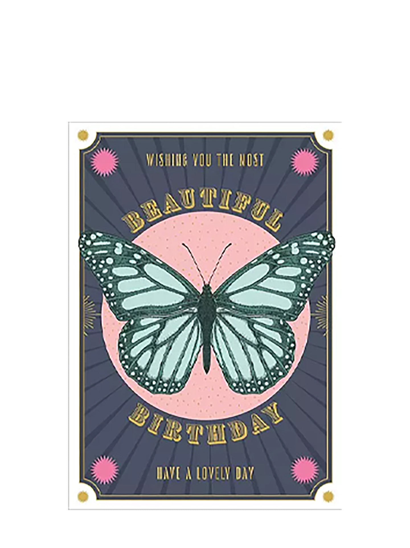 Beautiful Birthday Butterfly Card