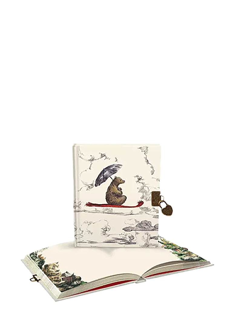 Flying Bear Lockable Notebook
