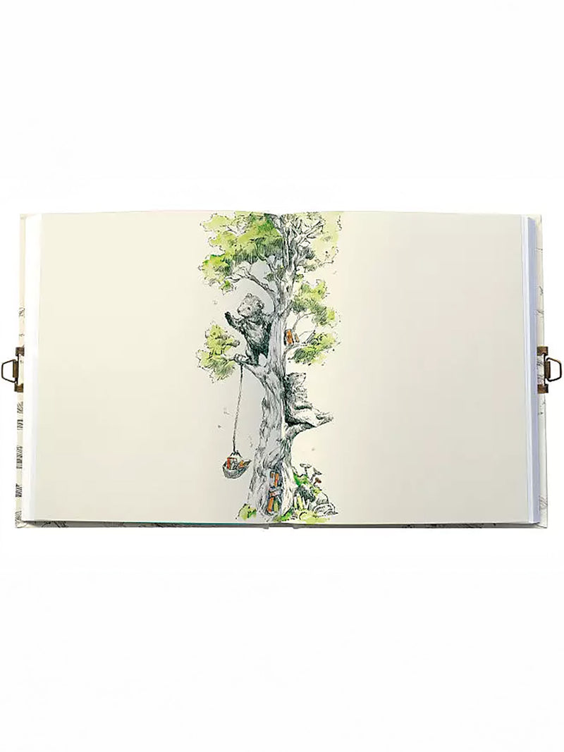 Flying Bear Lockable Notebook