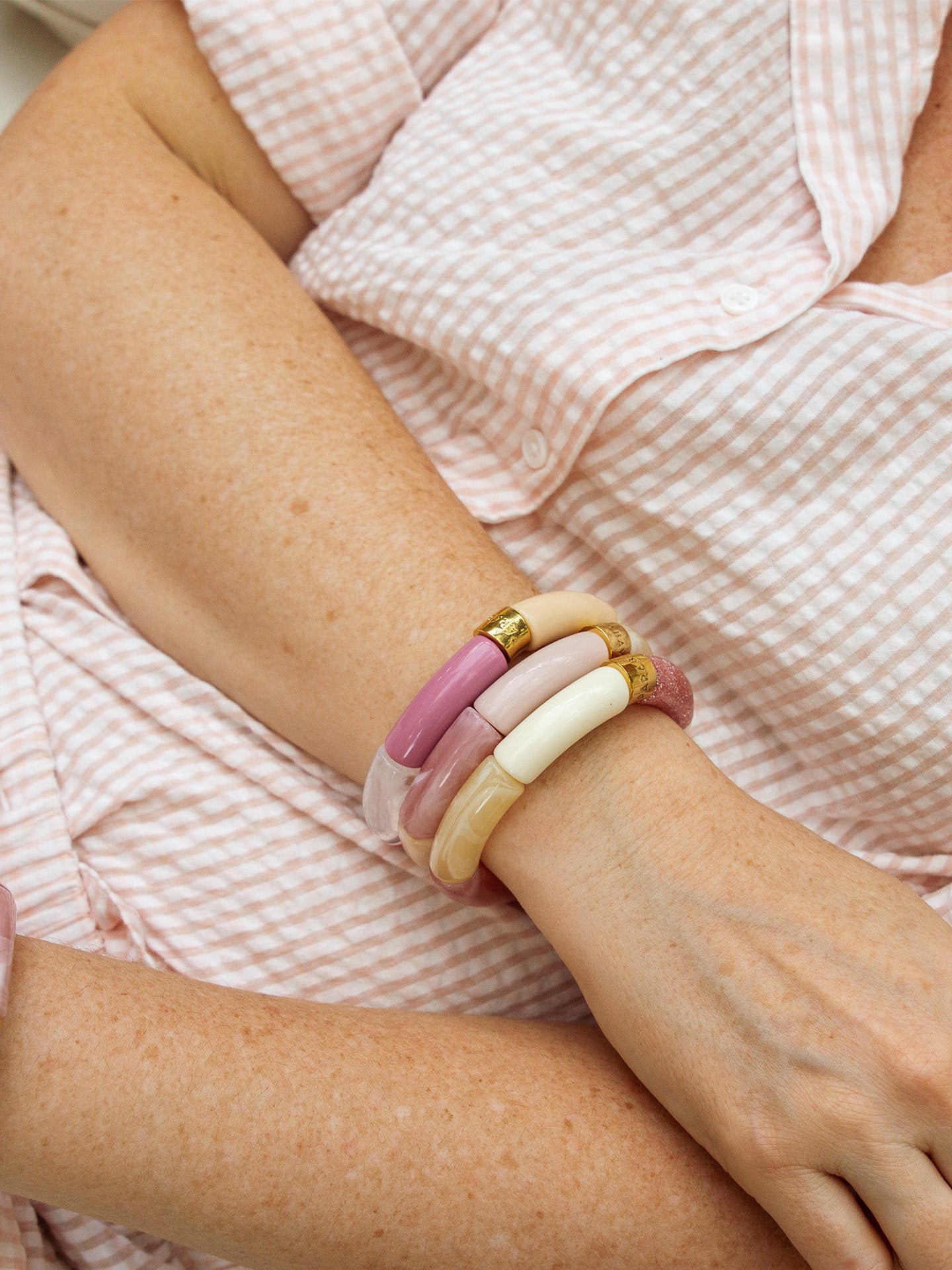 Pink Pipoca bracelet, 3 colours